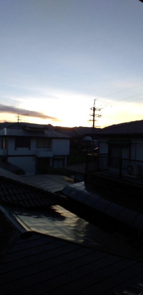 8/5　　夕空