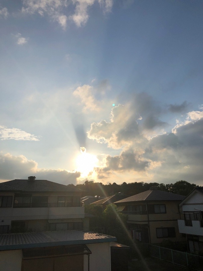 夕焼け間近の輝き