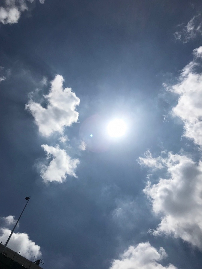 出勤まえの空🌤