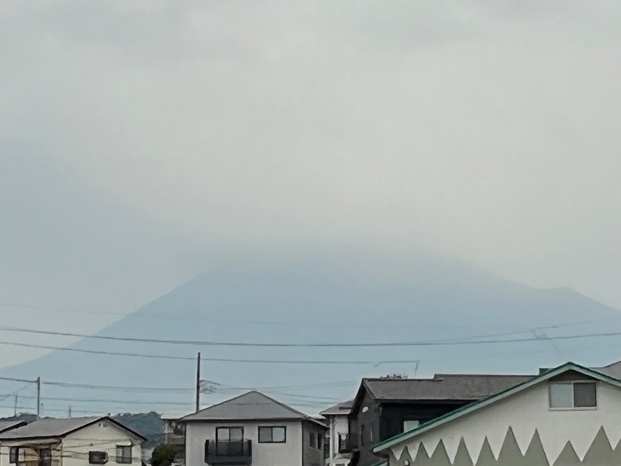 富士山が消えそう