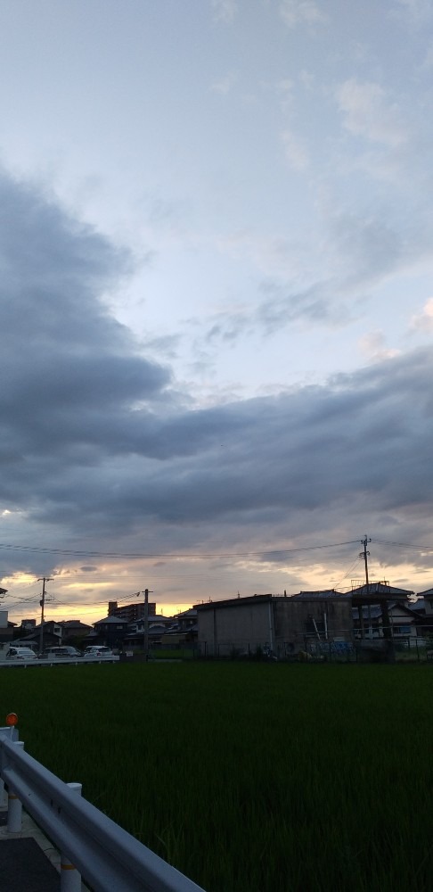 8/5　今朝の空