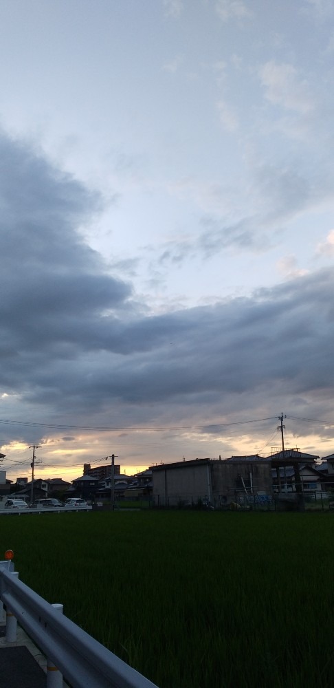 8/5　今朝の空