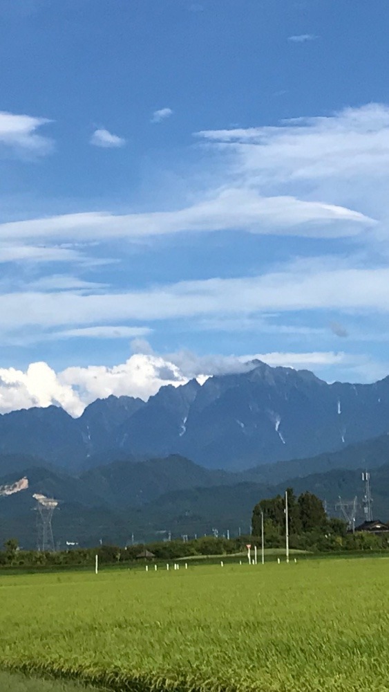 立山連峰の剱岳⛰