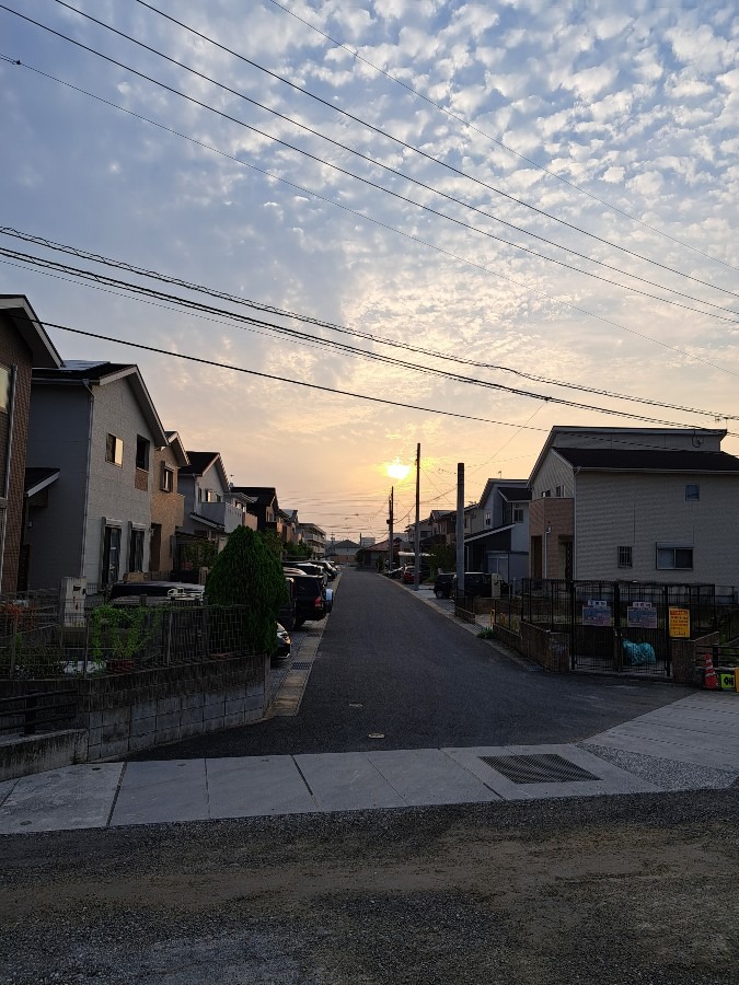 8/23　今朝の空