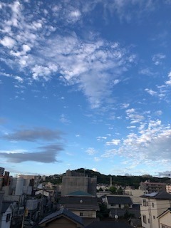 今朝の空