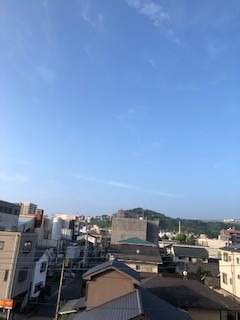 今朝の空