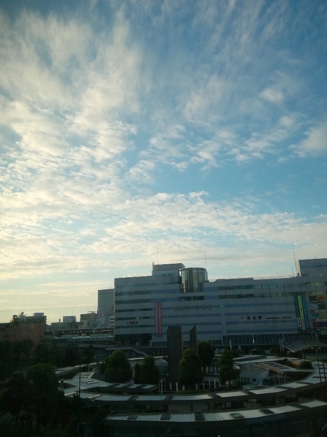 今朝の空