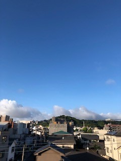 今朝の空