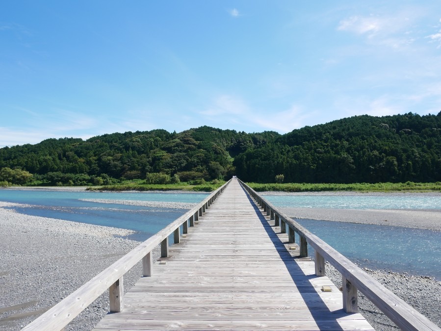 【静岡県島田市】蓬莱橋