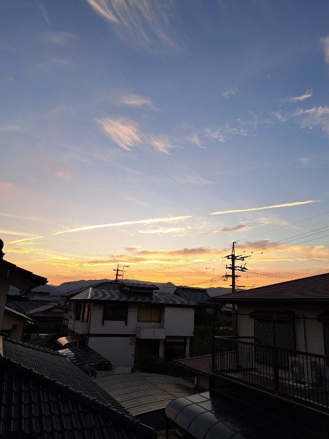 9/7　　夕空