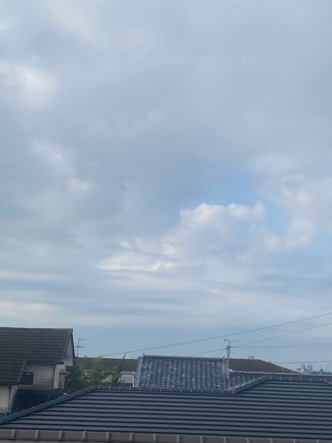 今朝の空