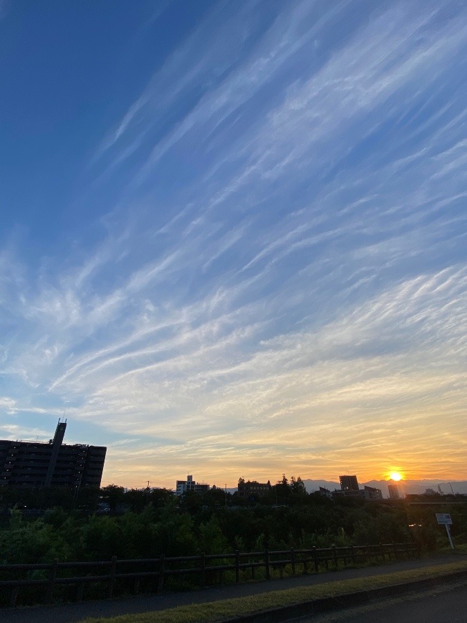 夕陽と雲🌇🌇🌇