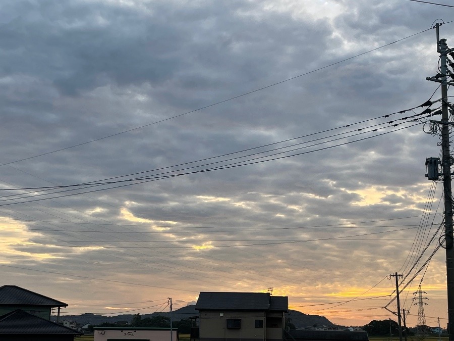 今朝の空