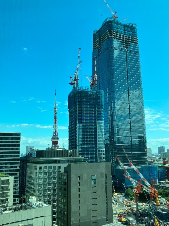 東京も建築ラッシュ❗️