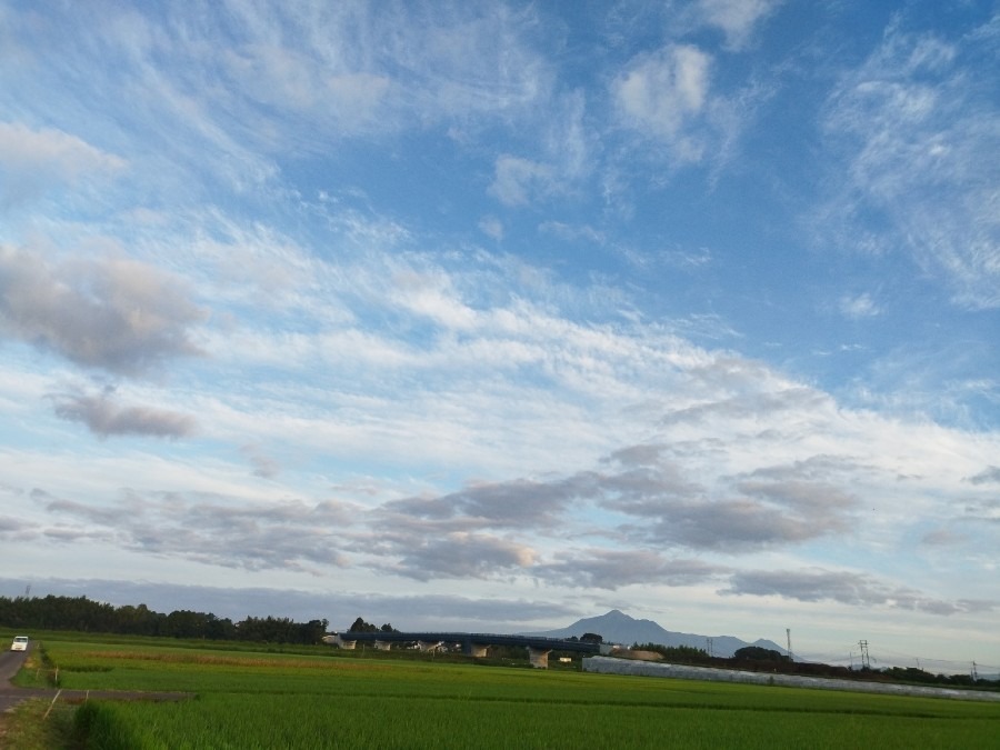 都城市（2022/9/7）霧島も綺麗（西の空）😊⤴️