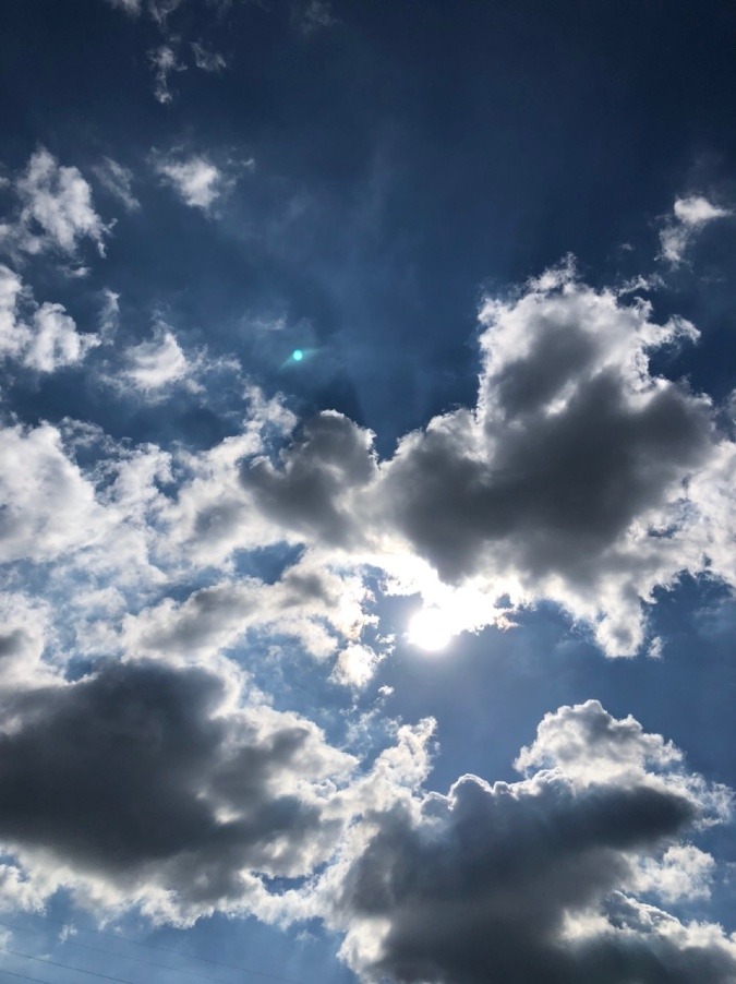 🌤午後２:40頃の空⛅️