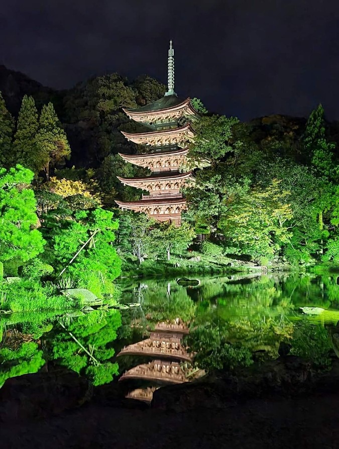 山口市  瑠璃光寺 五重塔