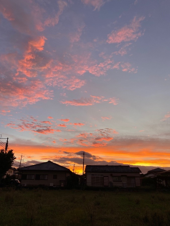 西の空