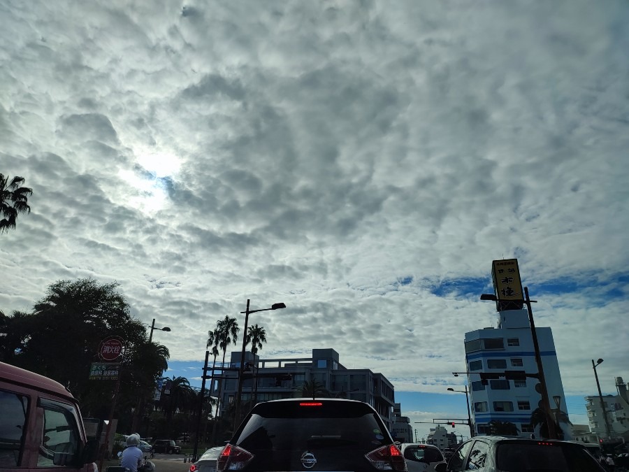 宮崎市の夕空☁