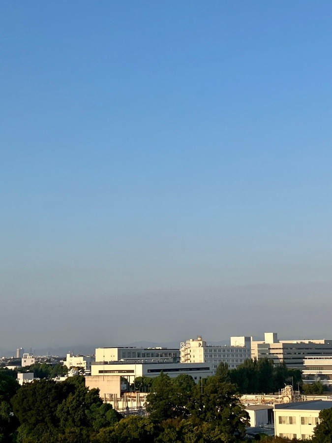 今朝の富士山