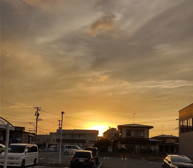 夕陽と夕焼け🌇🌇🌇