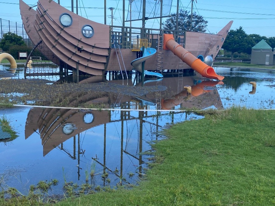 台風後