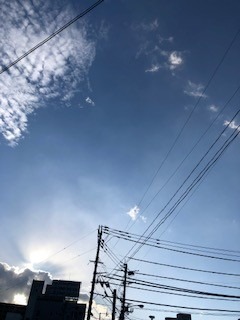 2022-9-12　午前7時の空