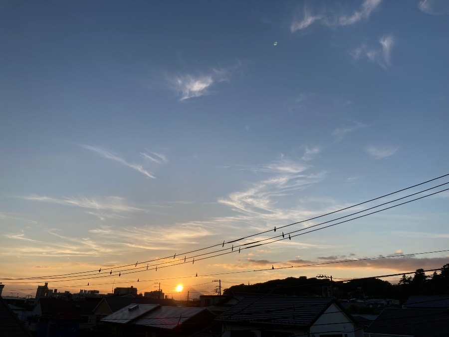 今日も綺麗な夕焼け…♪