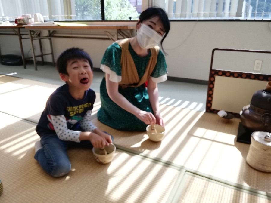 ママと一緒笑顔で🎶