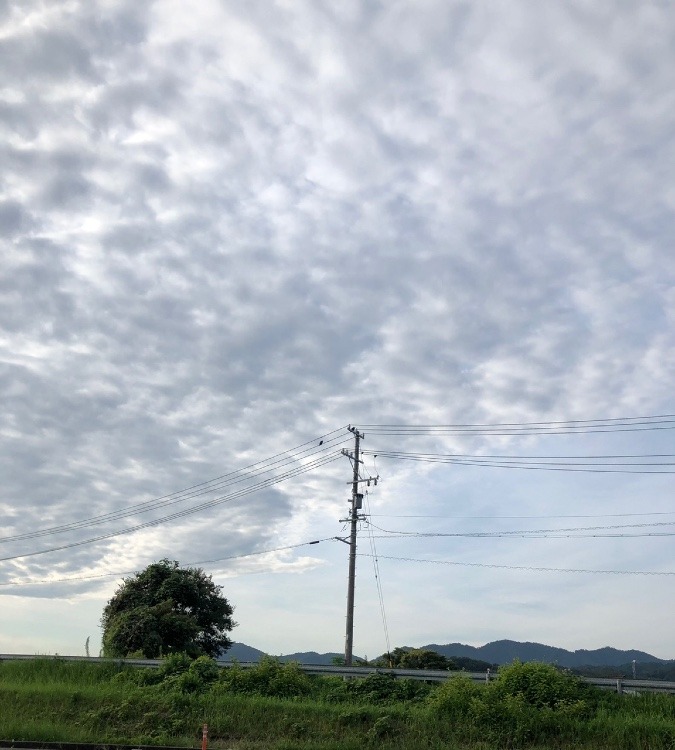 ☁️今朝の空🌥