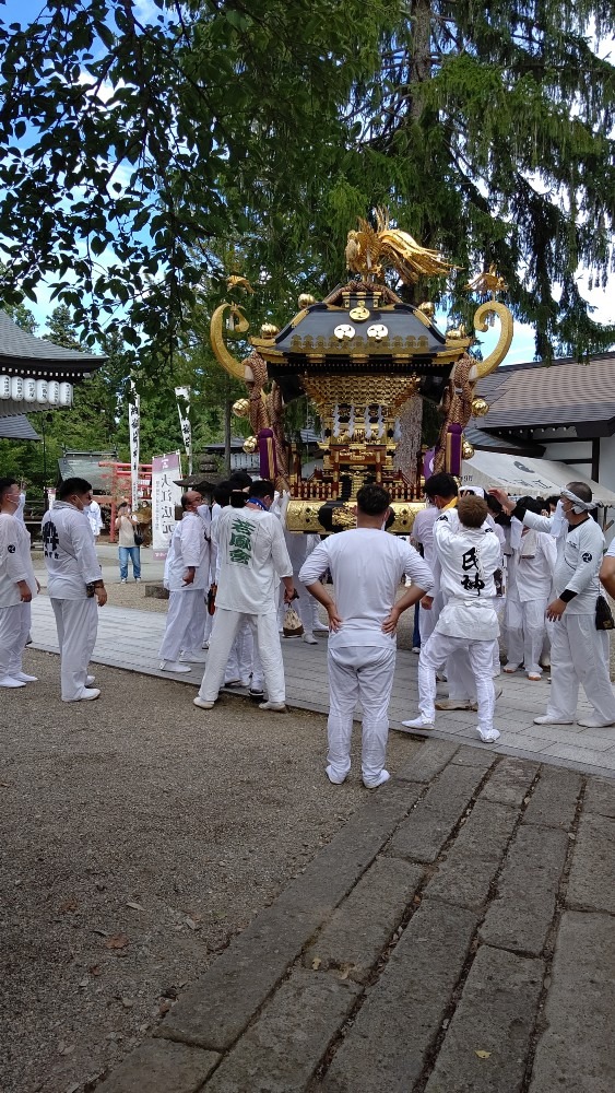 ⛩️寒河江八幡宮 神輿🙏