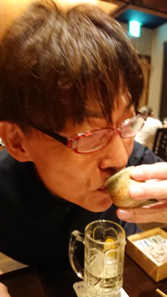 藤重先生の一杯🍶