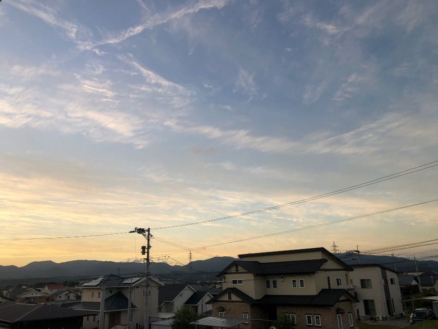 今朝の空