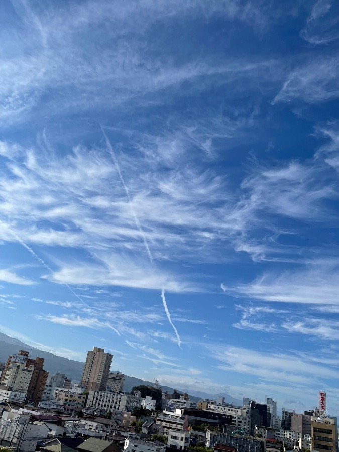 今朝の空