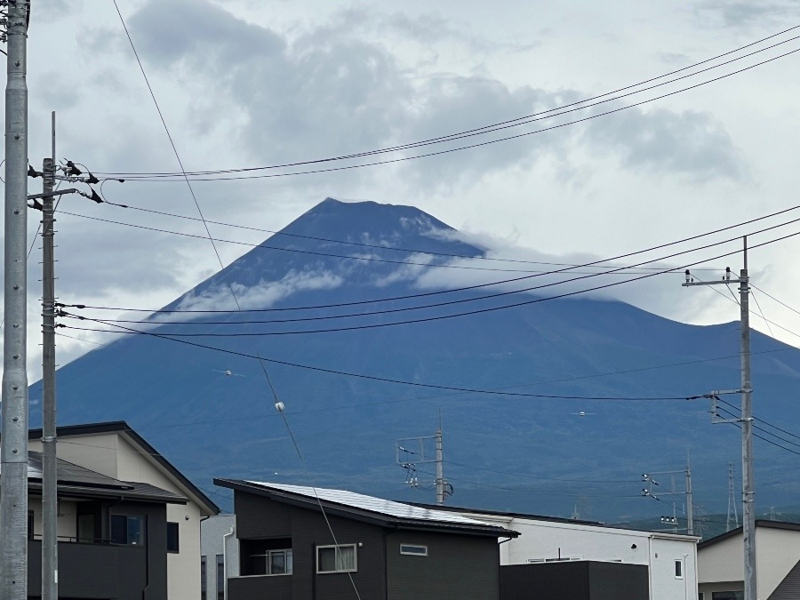 雨止んで富士山くっきり