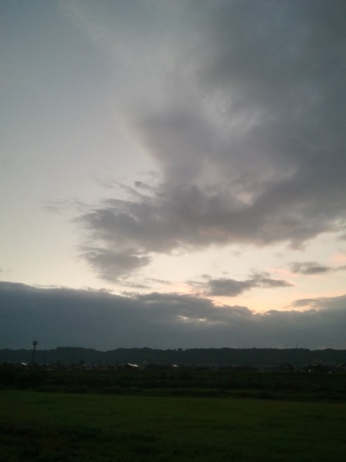 今朝の空