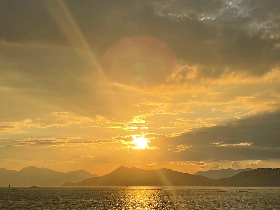 今日の広島の夕やけ🥰