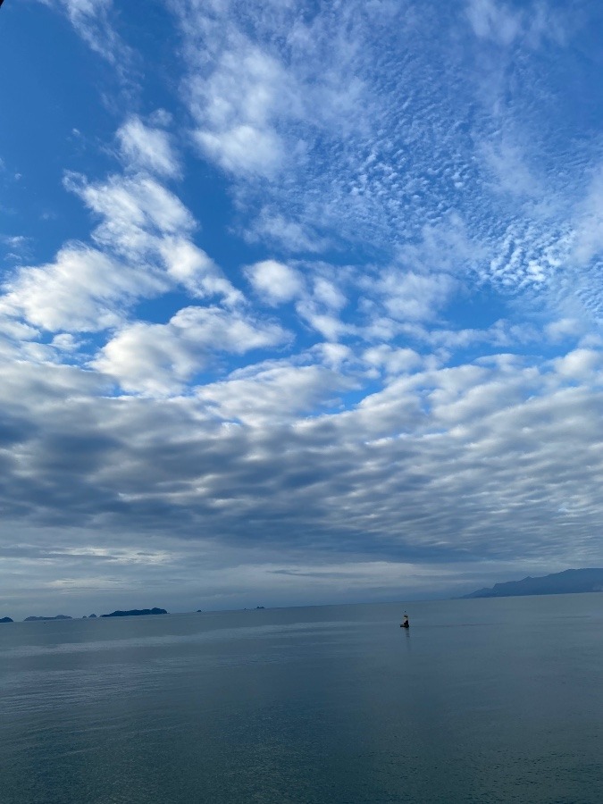 赤穂湾の今日の空