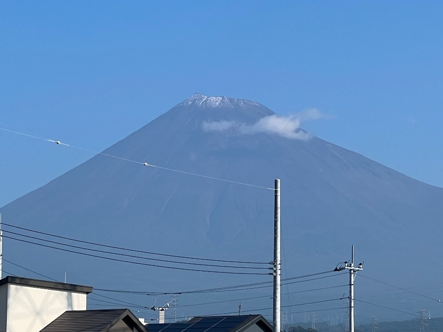 富士山　初冠雪❣️