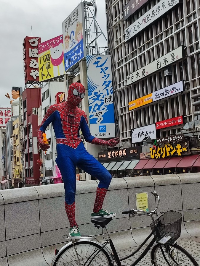 スパイダーマンいた^_^