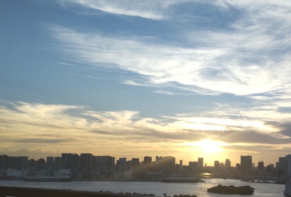 夕日
