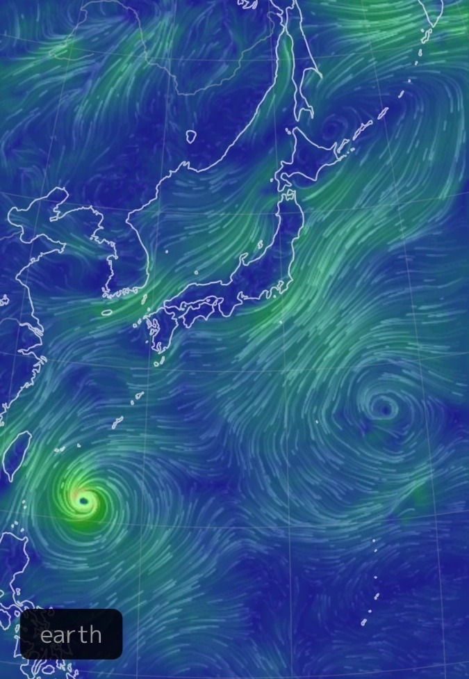 台風ですね！？