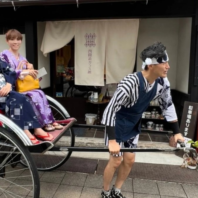 名古屋で人力車