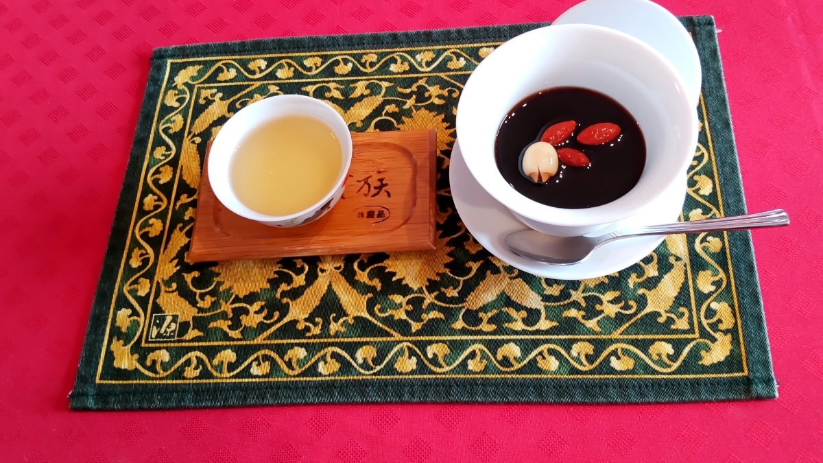 中国茶と漢方ゼリー