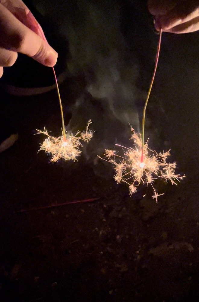 親子花火🎆