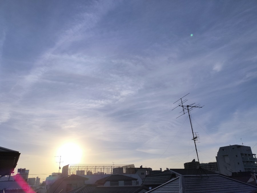 9月17日朝の空