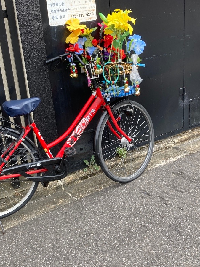 派手な自転車❣️