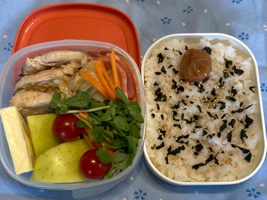 今日のお弁当…。