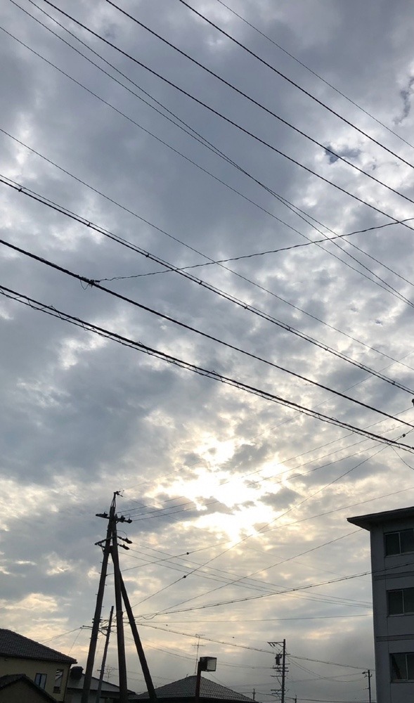 🌤今朝の空