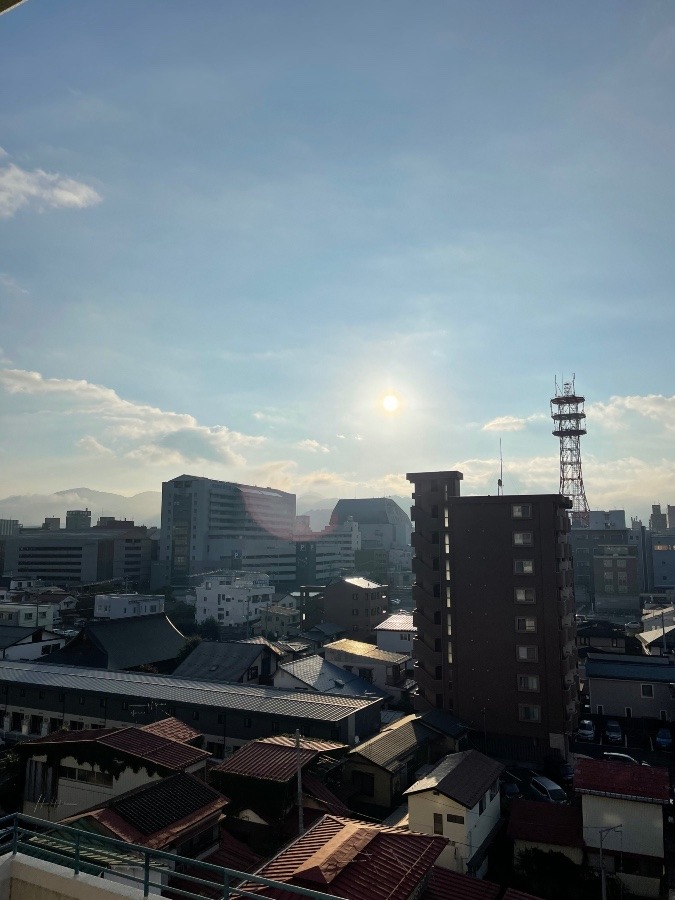 朝の空